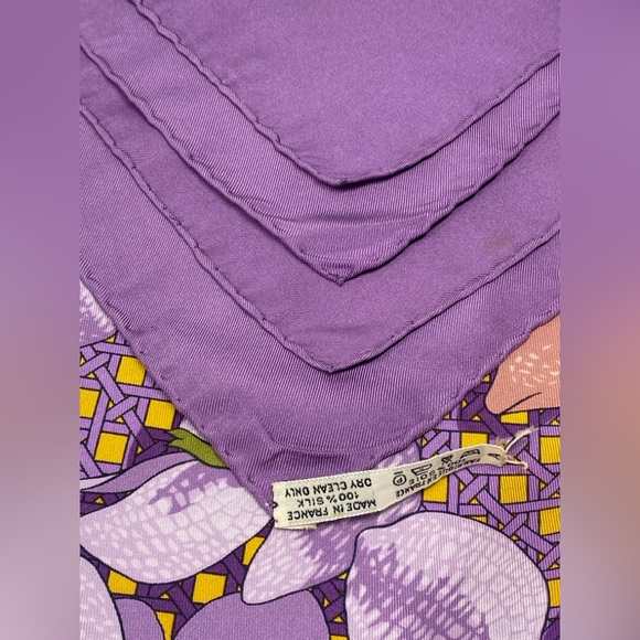 Hermes Vintage Silk Scarf Souvenirs D’Asie Carre 90 By Vladimir Rybaltchenko - Picture 14 of 16